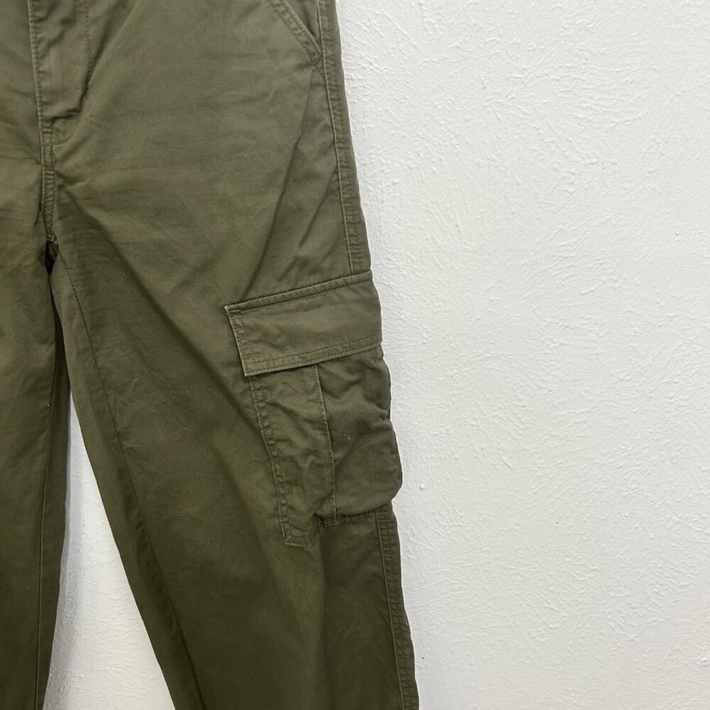 Levis Pants Sz 25 Green '94 Baggy Utility Cargo Drawstring Leg Streetwear Skater - Picture 6 of 14